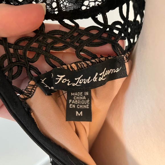 For Love and Lemons Parisian Lace Midi Dress Size M - Picture 6 of 7